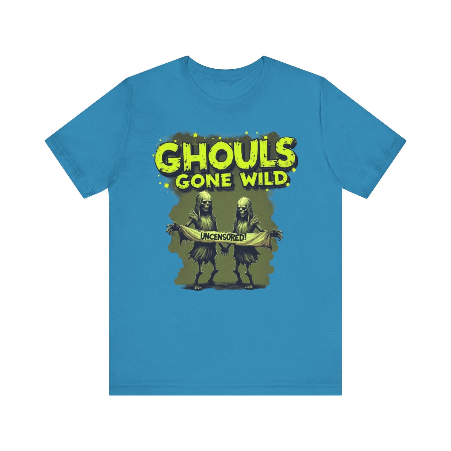 Ghouls Gone Wild Tee, Funny Halloween T-Shirt, Unisex Graphic Tee, Spooky Party Shirt, Casual Wear for Halloween