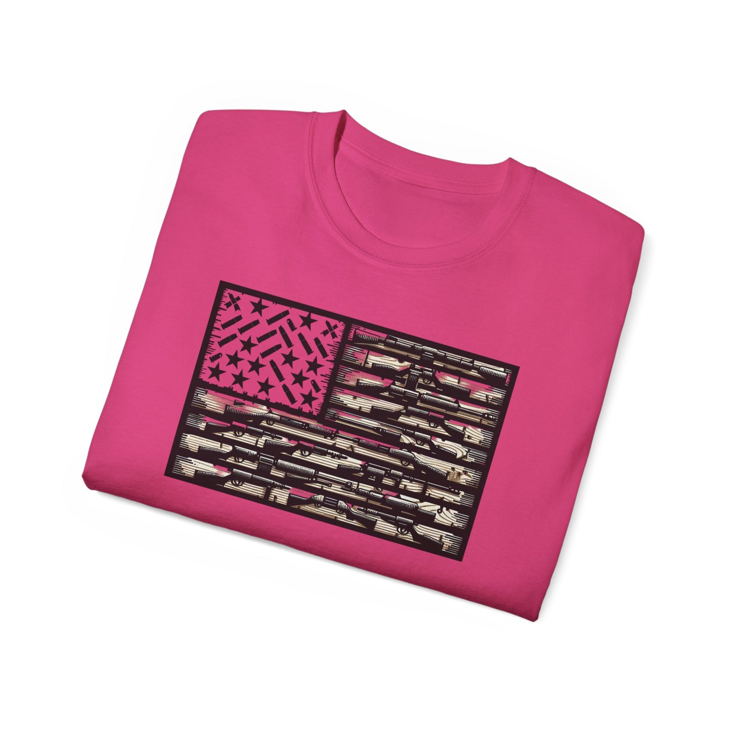 2nd Amendment Flag, Unisex Ultra Cotton Tee - Psychonaut Swag