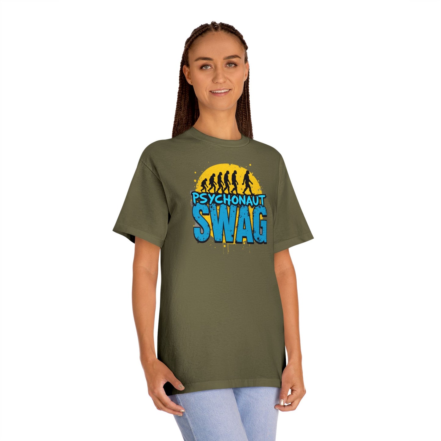 Psycho Swag Unisex Classic Tee - Trendy Graphic T-Shirt for Gamers & Psychonauts, Quirky Gift, Casual Wear, Unique Fashion - Psychonaut Swag