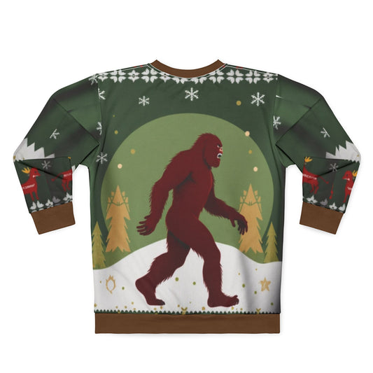 Bigfoot Holiday Sweatshirt – Sasquatch Christmas Ugly Sweater