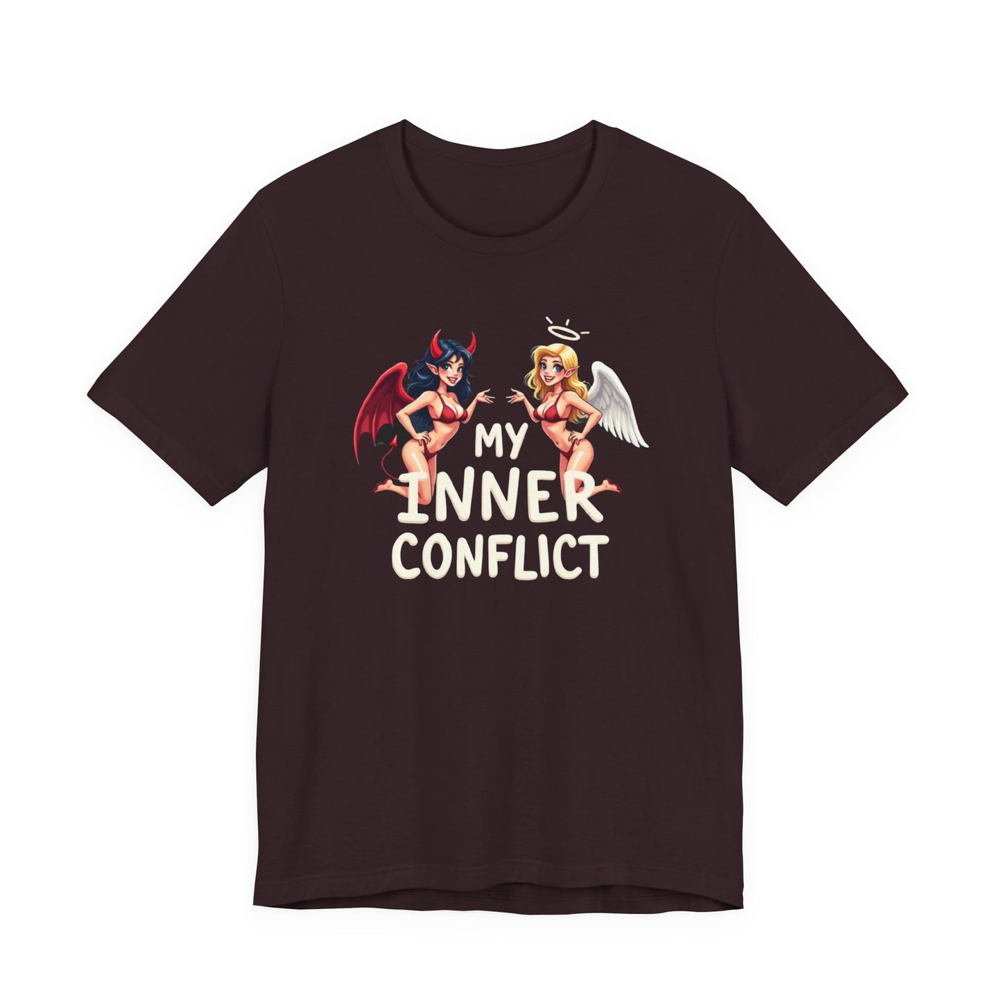My Inner Conflict, Graphic Tee, Casual Wear, Halloween Gift, Unisex Shirt, Fashion Statement, Unique Style