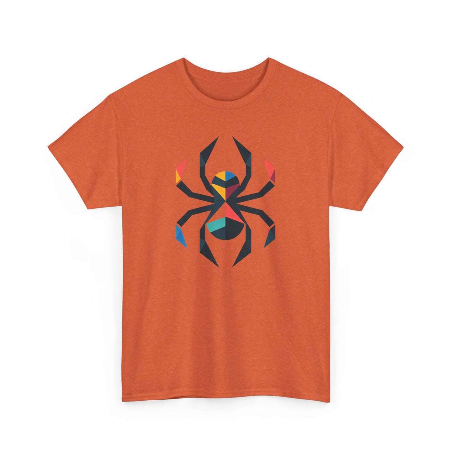 Colorful Spider, Graphic Unisex Heavy Cotton Tee - Psychonaut Swag