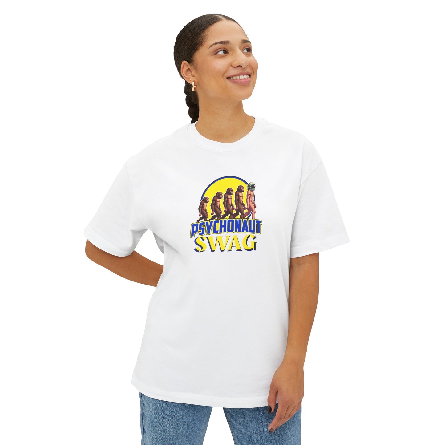 Psychonaut swag, small biz, Boxy Tee, Oversized Tee, Unisex T-Shirt, Casual Wear, Gift for Gamers, Streetwear Fashion, Summer Style