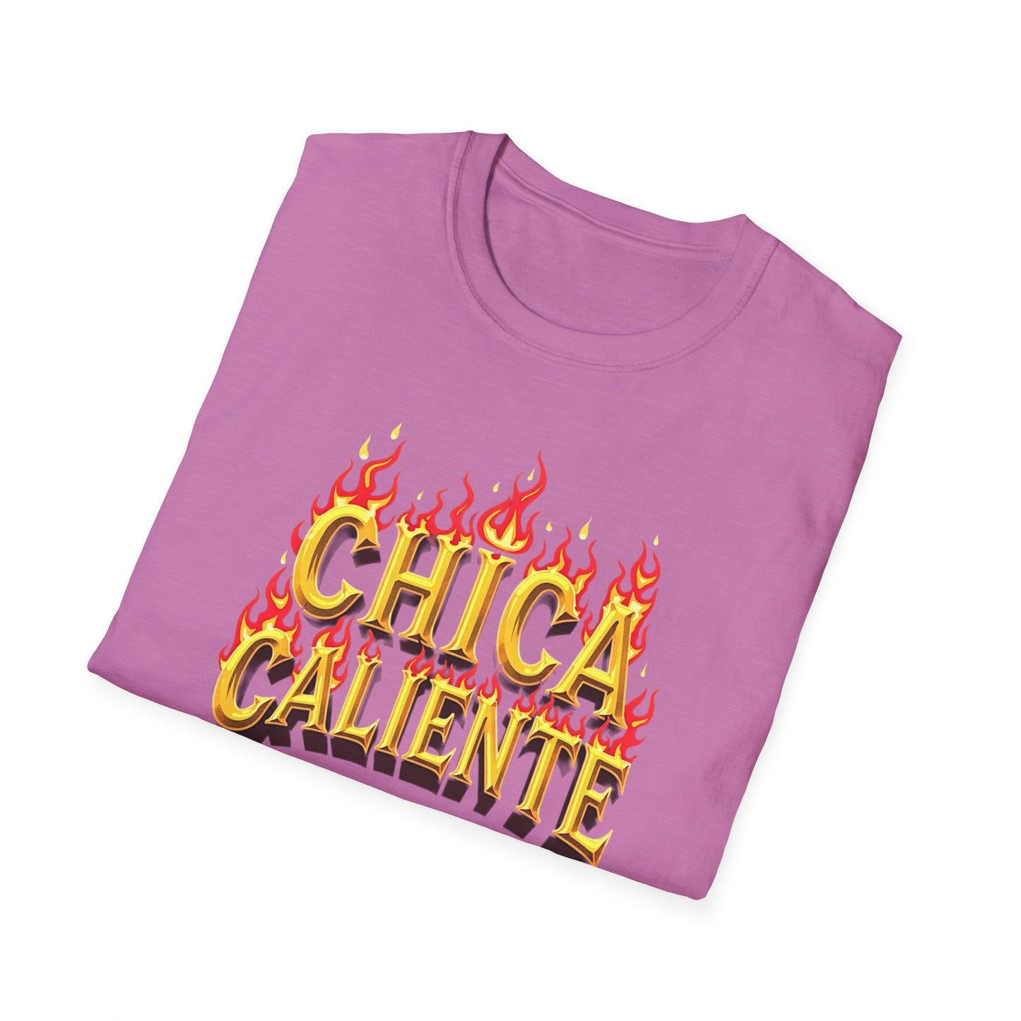 Hot Chick, Flame T-Shirt, Trendy Graphic Tee, Chica Caliente Shirt, Gift for Her, Summer Fashion, Casual Style - Psychonaut Swag