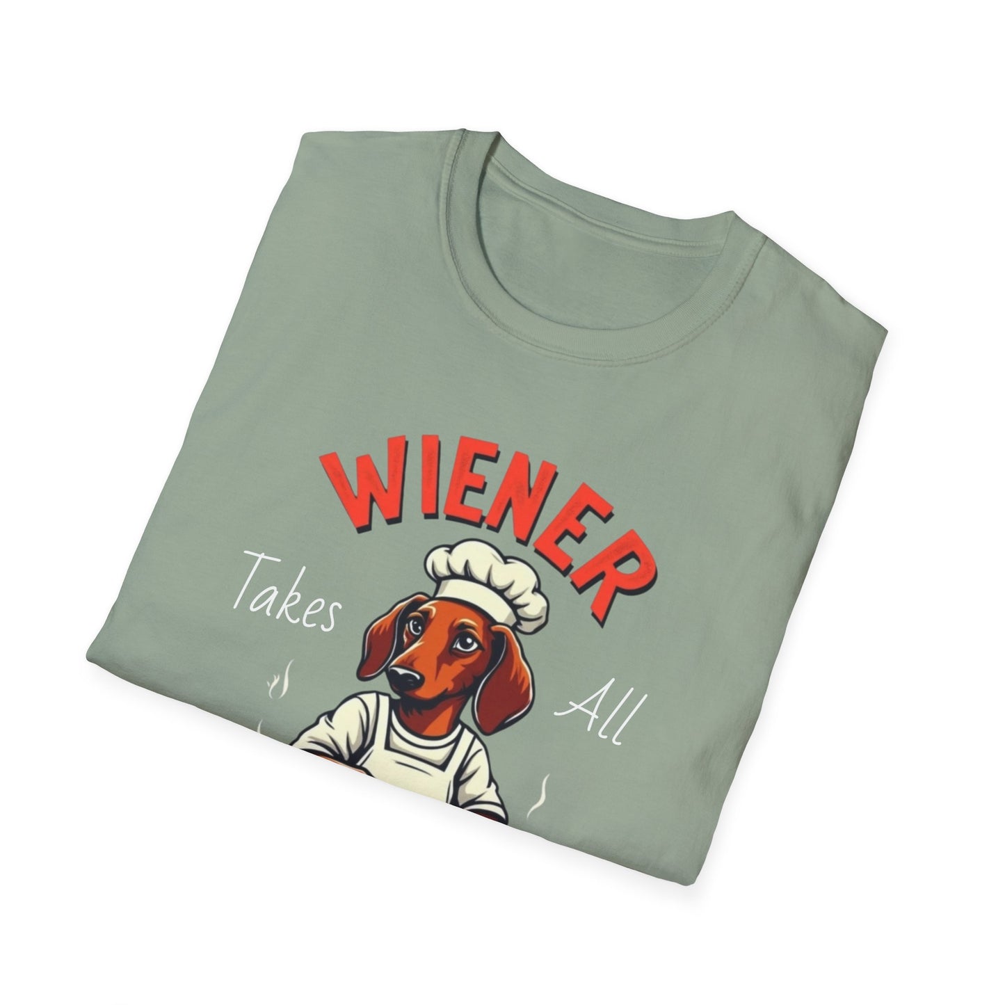 Wiener takes all, Dog Humor T-Shirt, Funny Pet Lover Gift, Cute Dog Tee, Unisex Funny Shirt, Dog Lover's Apparel - Psychonaut Swag