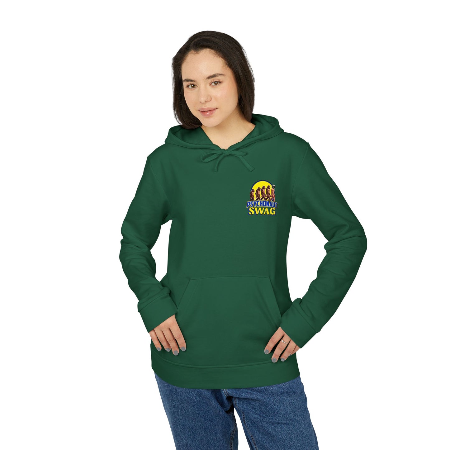 Psychonat Swag Logo, adidas Unisex Fleece Hoodie - Psychonaut Swag