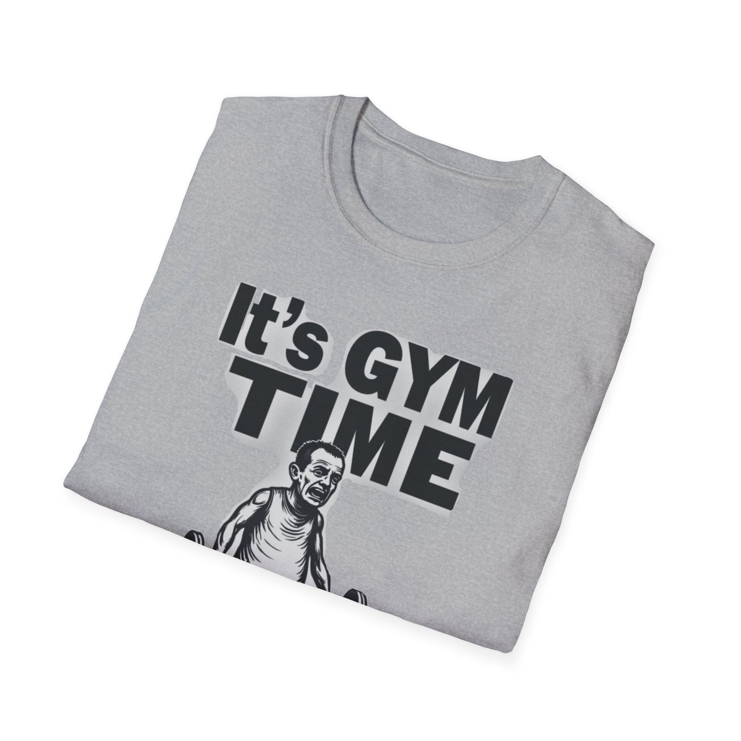 It's Gym Time T-Shirt, Motivational Workout Shirt, Fitness Apparel, Gift for Gym Lovers, Casual Sport Tee - Psychonaut Swag
