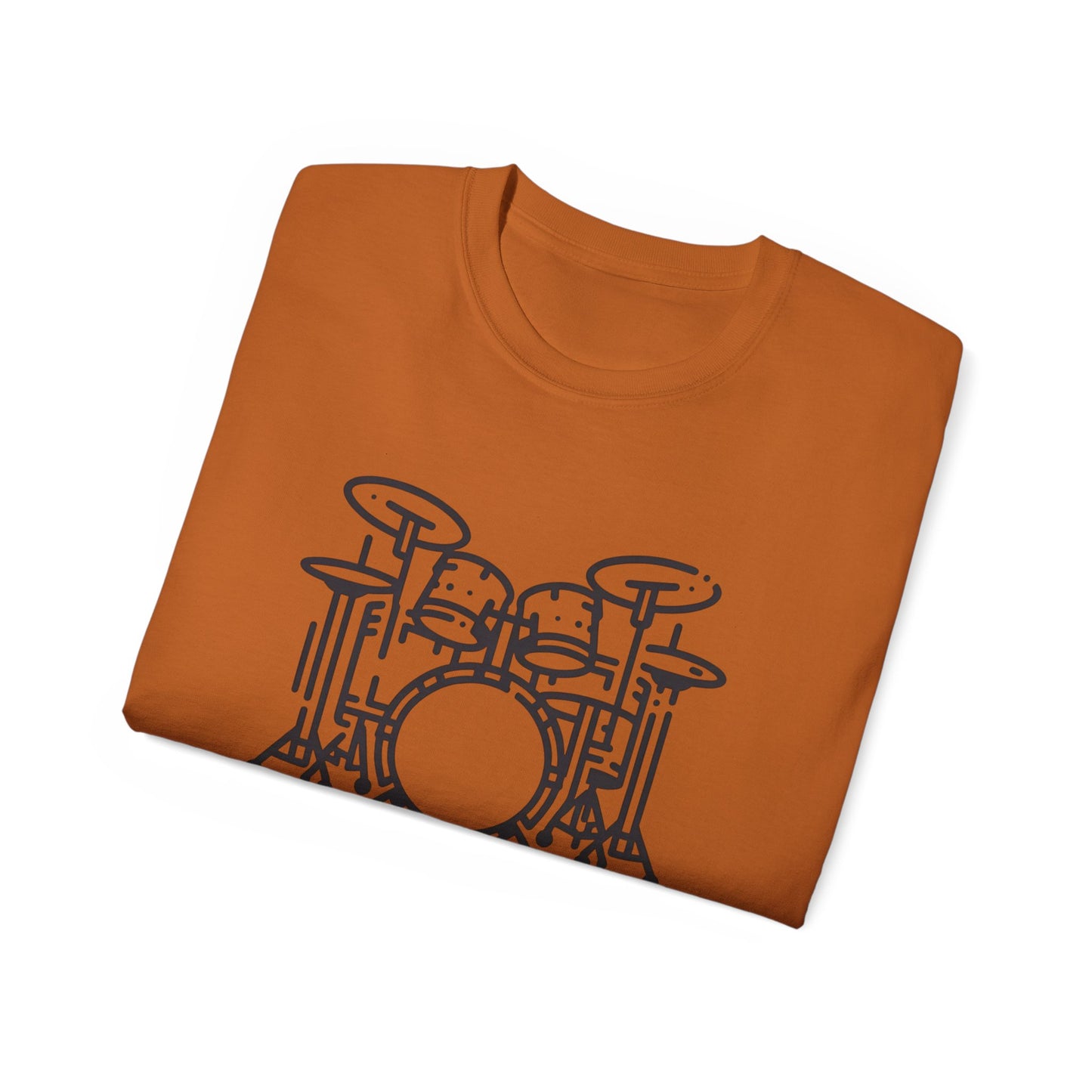 Drum-A-Diddle, Drumset Paradiddle, Unisex Ultra Cotton Tee - Psychonaut Swag