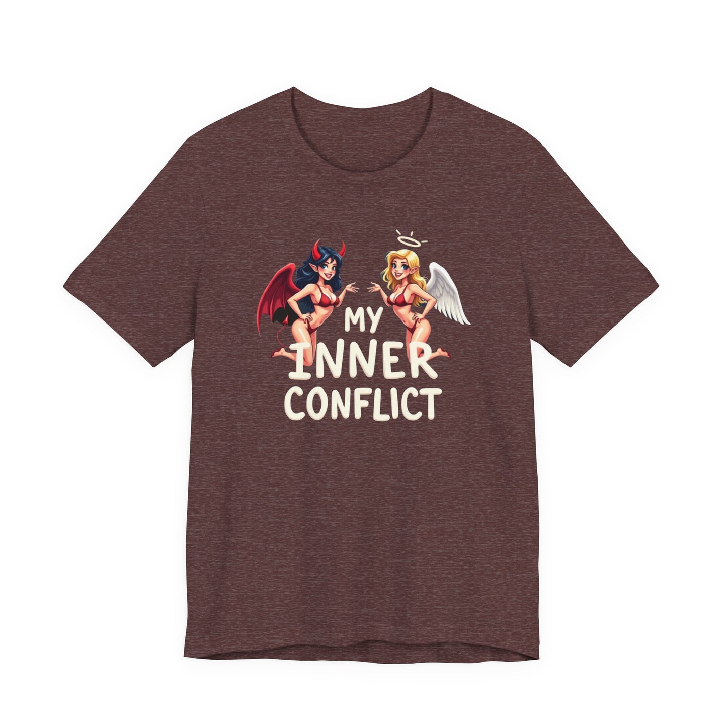 My Inner Conflict, Graphic Tee, Casual Wear, Halloween Gift, Unisex Shirt, Fashion Statement, Unique Style