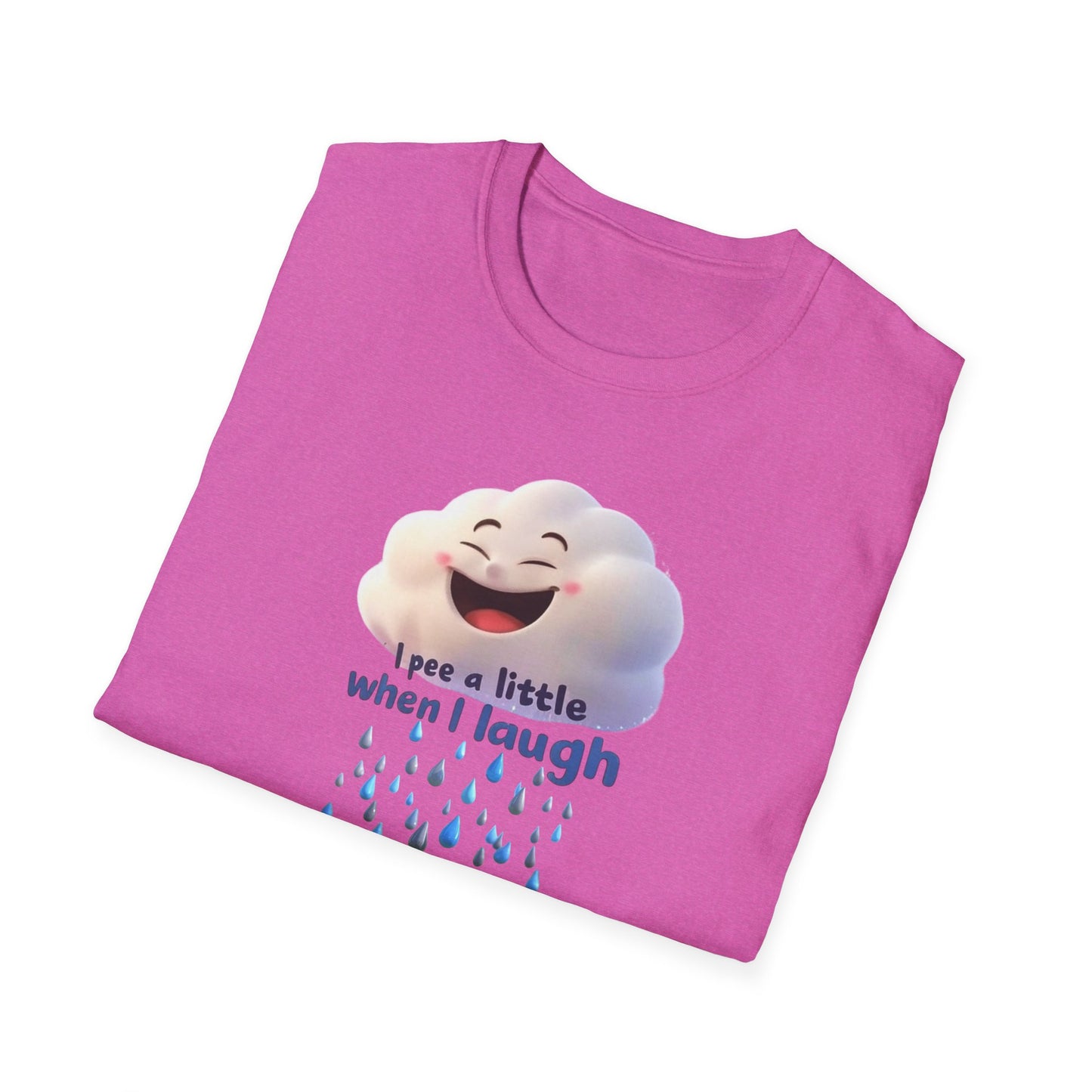 Cloud Laughing Causes Rains, Unisex Softstyle T-Shirt
