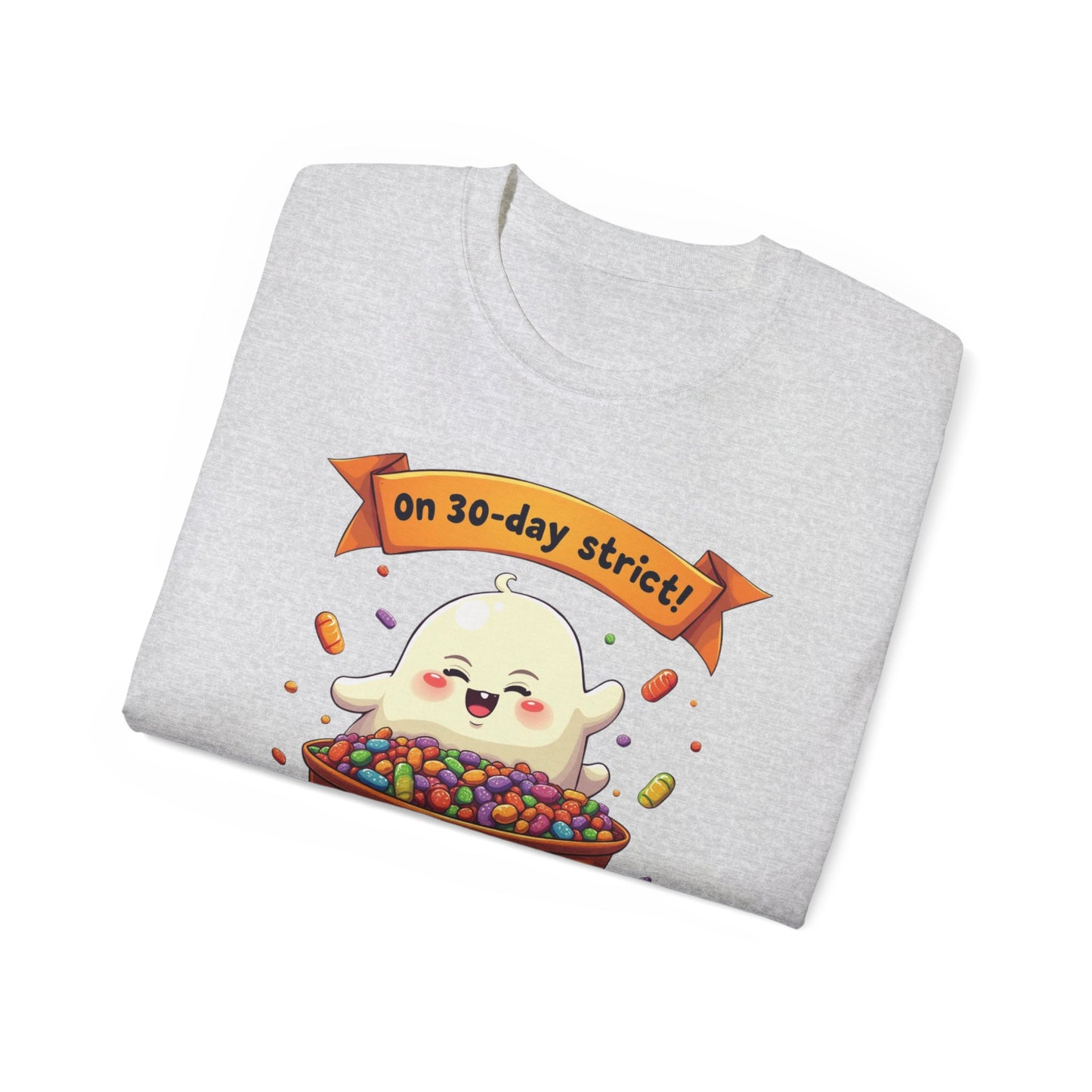 Funny Halloween Diet, Unisex Tee, Cute Ghost Humor Shirt, Gift for Halloween Lovers, Halloween Diet T-Shirt, Spooky Season Apparel