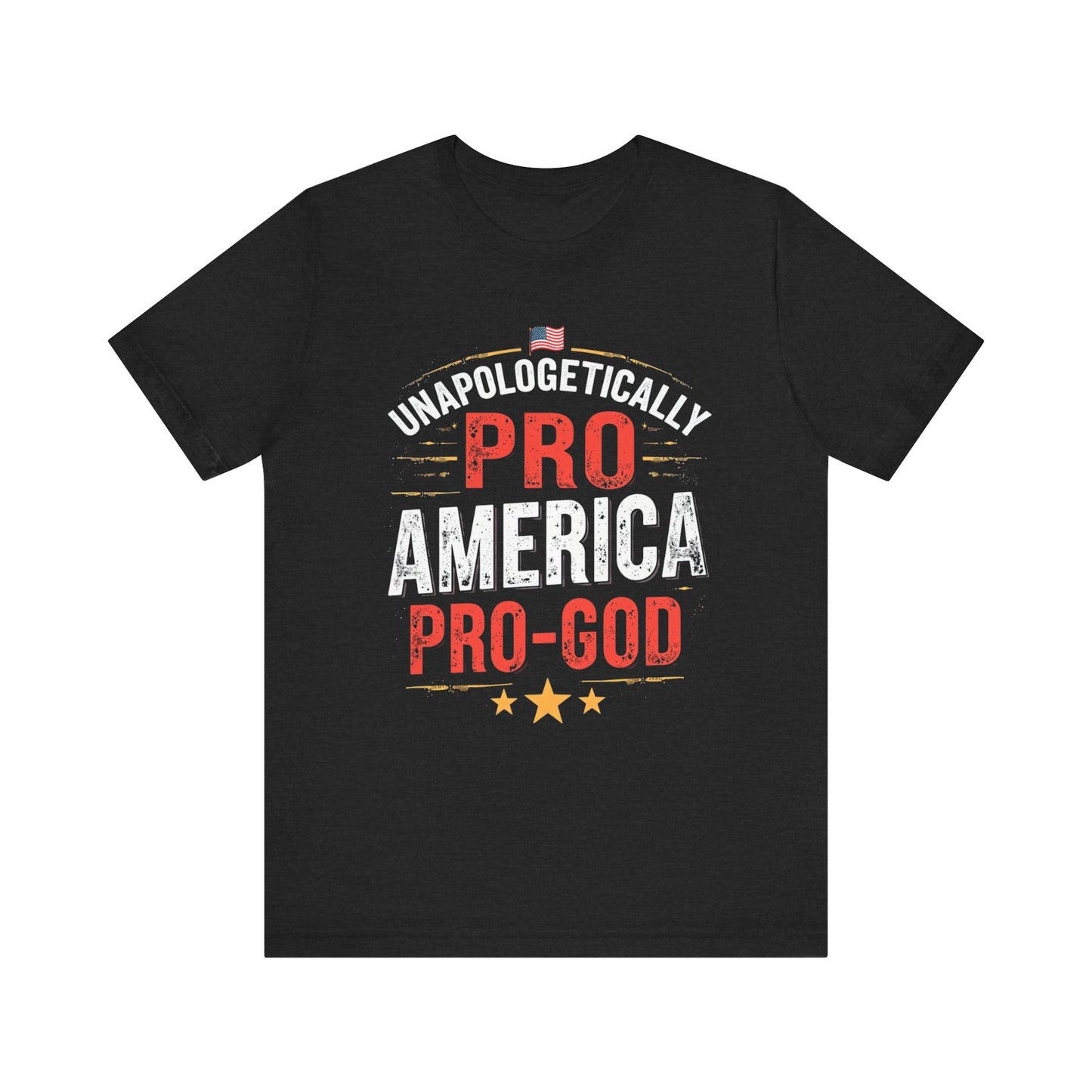 Pro-America Pro-God Tee - Patriotic Jersey T-Shirt - Psychonaut Swag