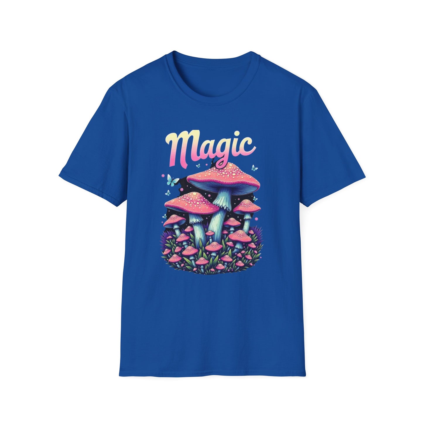 Magic Mushroom Unisex T-Shirt, Psychedelic Tee, Nature Lovers Gift, Trendy Graphic Shirt, Festival Wear, Eco-Friendly Apparel - Psychonaut Swag