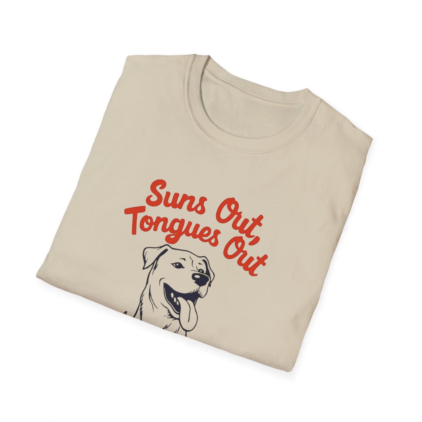 Suns Out, Tongues Out T-Shirt – Unisex Summer Tee, Dog Lovers Gift, Casual Wear, Cute Pet Shirt, Animal Lover Apparel - Psychonaut Swag