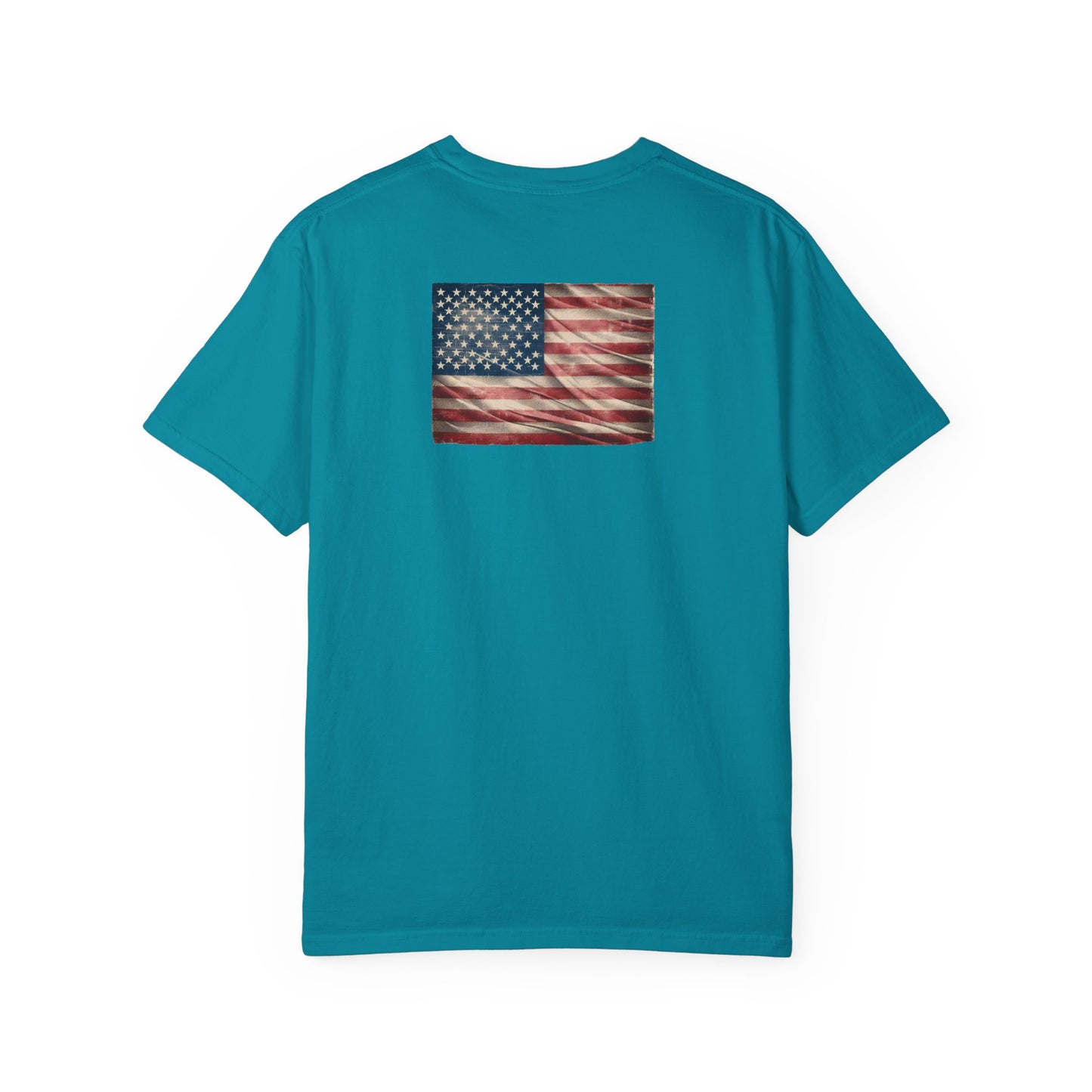 We the People/flag, Unisex Garment-Dyed T-shirt - Psychonaut Swag