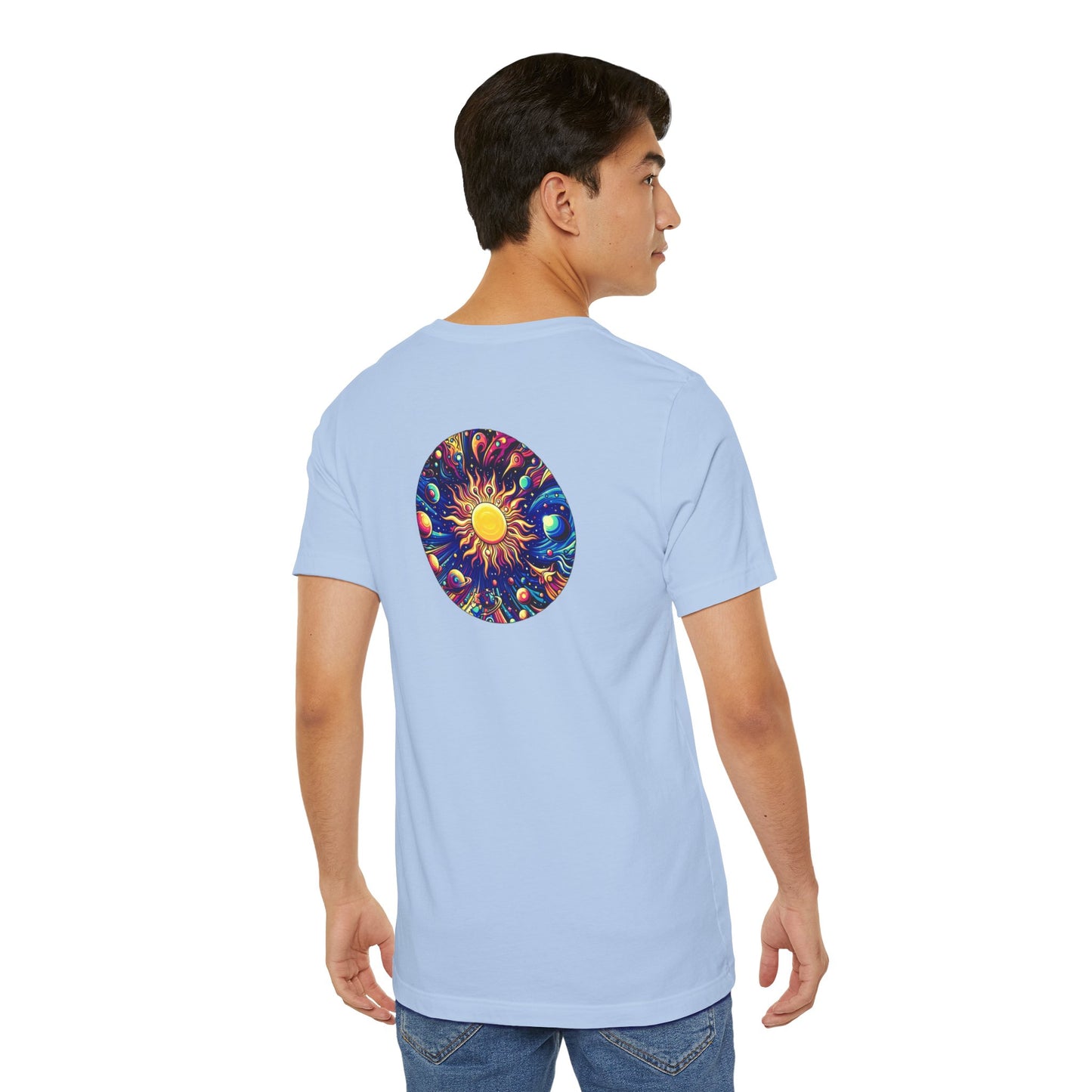 Psychonaut Staple solar system, Unisex Jersey Short Sleeve Tee