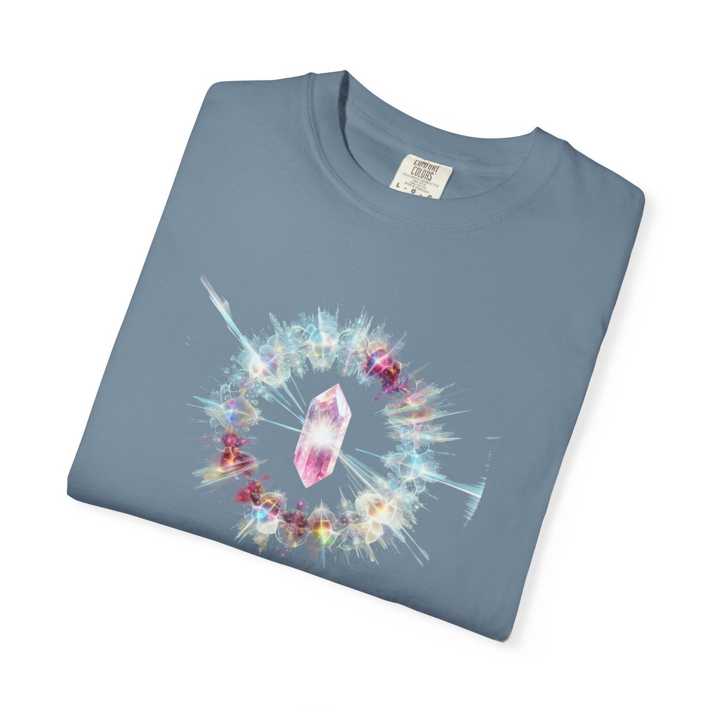 Crystal Energy Unisex T-shirt - Healing Magic Design - Psychonaut Swag