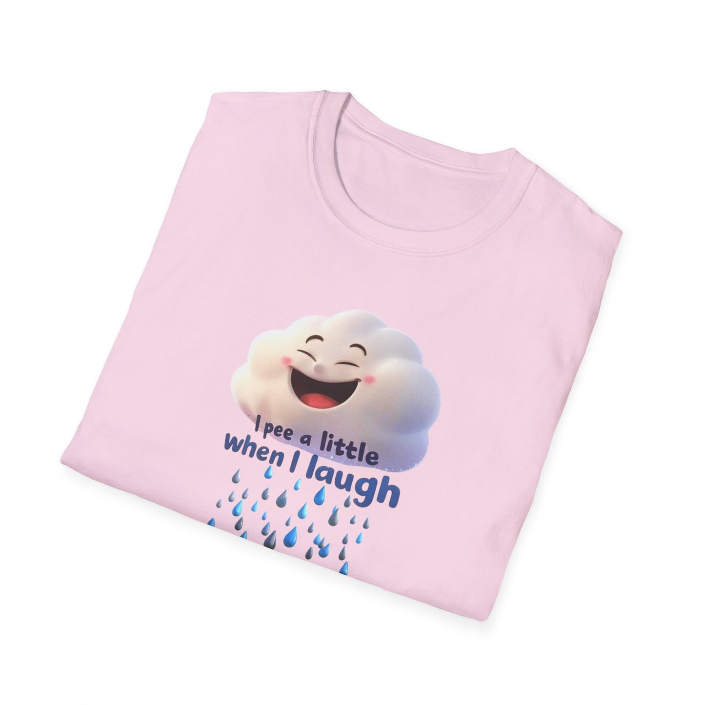 Cloud Laughing Causes Rains, Unisex Softstyle T-Shirt