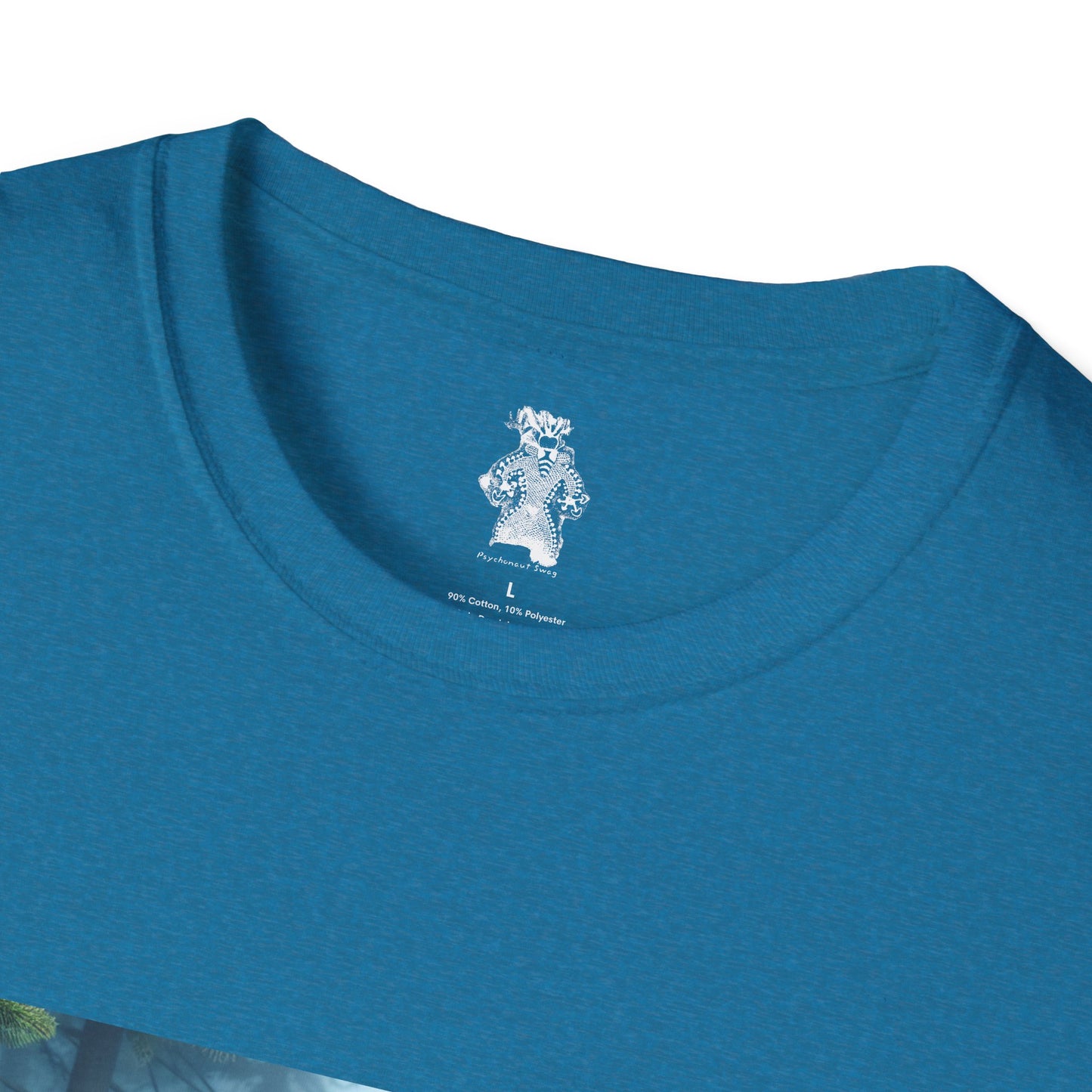 Unisex Tee - Mystical Bigfoot and Alien Encounter in the Woods - Psychonaut Swag