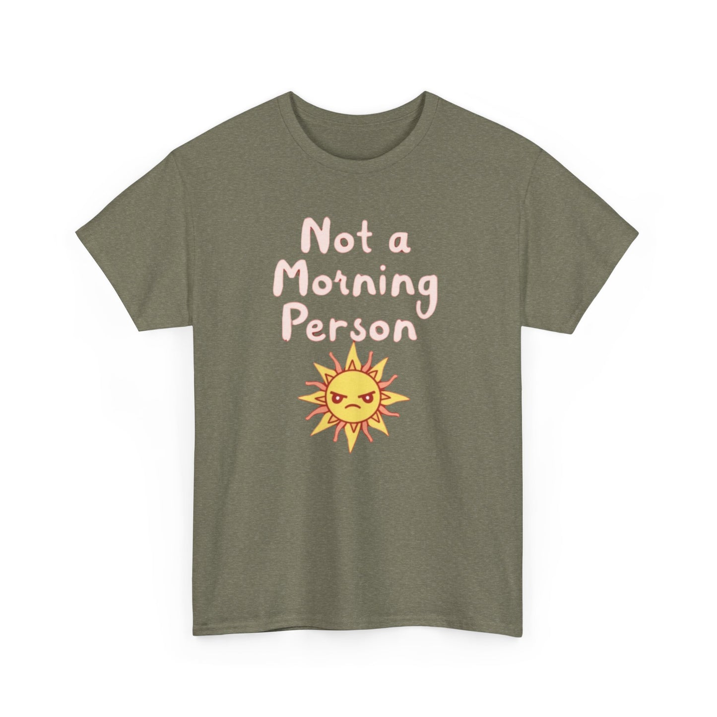 Not a Morning Person, Unisex Cotton T-Shirt, Fun Apparel for Kids and Adults, Perfect Gift for Birthdays and Celebrations - Psychonaut Swag