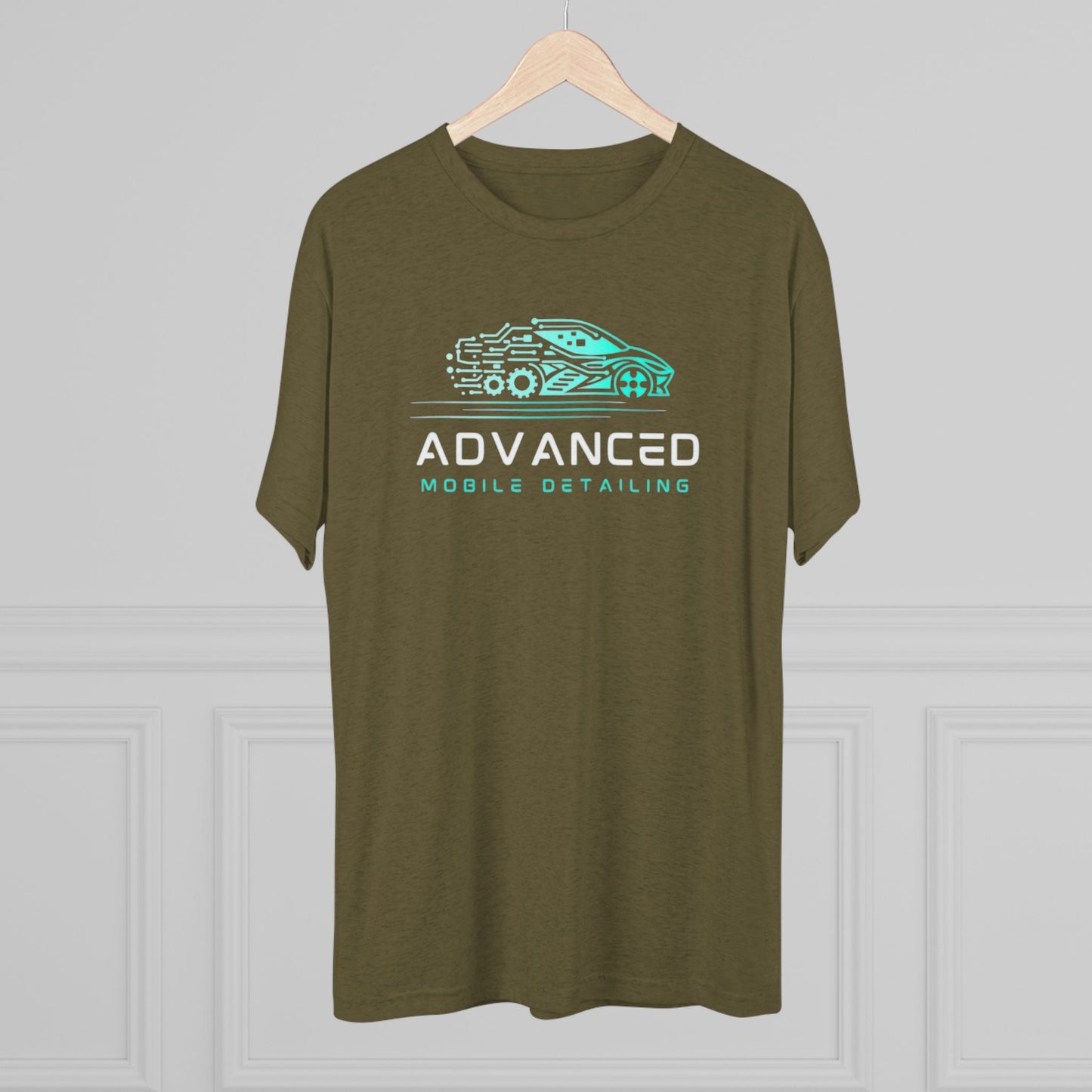 Advanced Mobile Detailing, Tri-blend, Tee | Car Enthusiast T-Shirt, Custom Auto Care Shirt, Gift for Car Lovers, Unique Vehicle Detailing Apparel