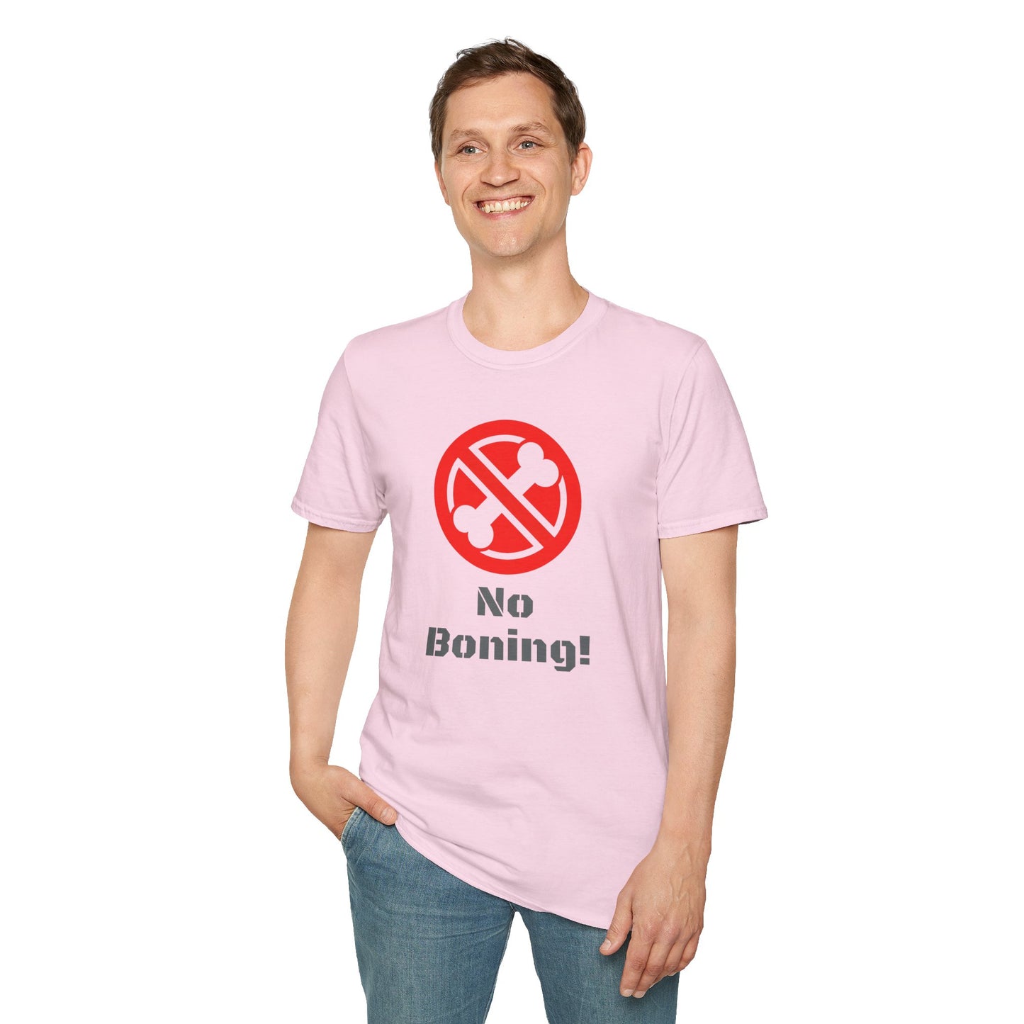 No Boning, Unisex Softstyle T-Shirt - Psychonaut Swag