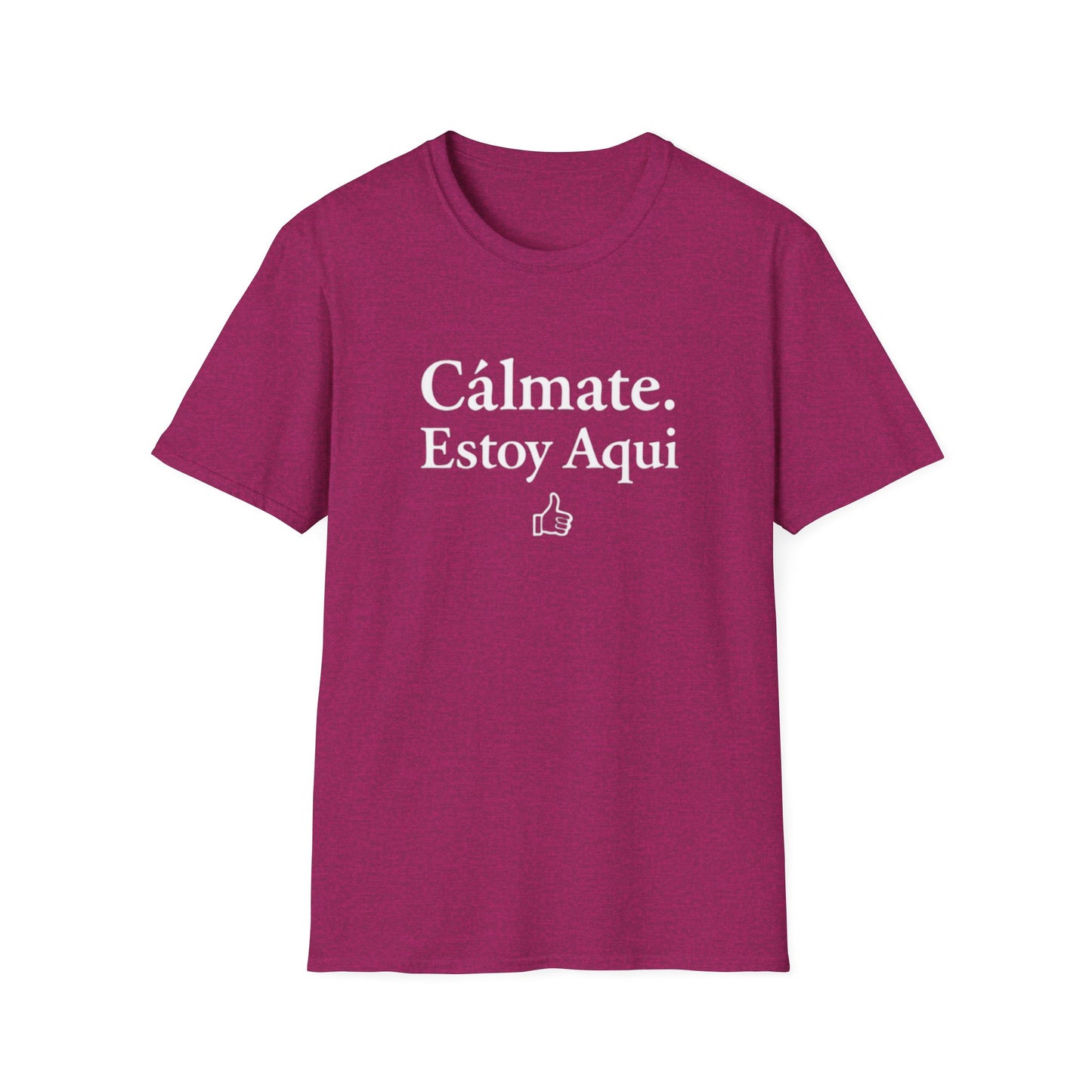 Calm down I’m here, Affirmation Unisex T-Shirt, Relax Shirt, Mindfulness Tee, Casual Wear, Gift for Yoga Lovers, Self-Care Reminder - Psychonaut Swag
