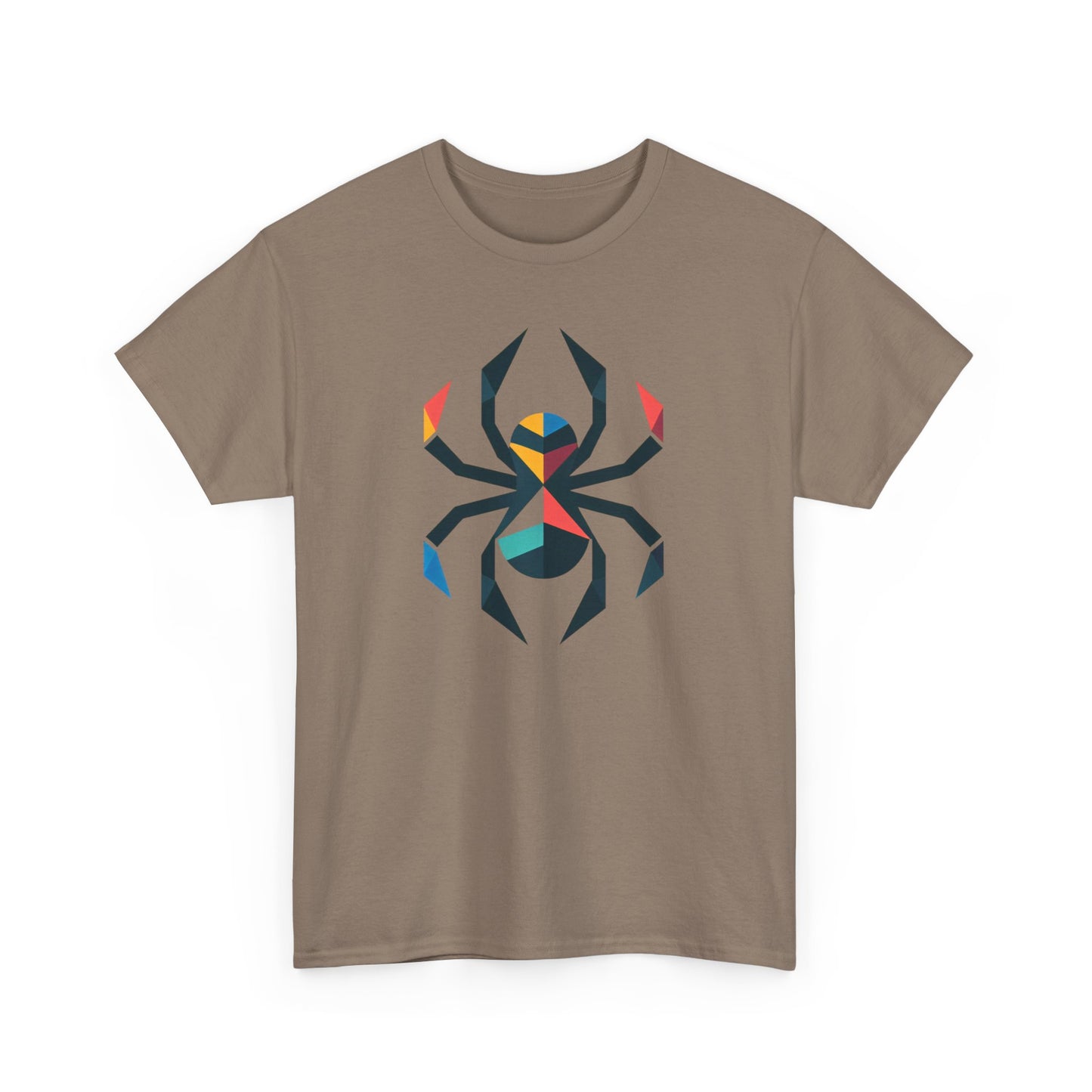Colorful Spider, Graphic Unisex Heavy Cotton Tee - Psychonaut Swag