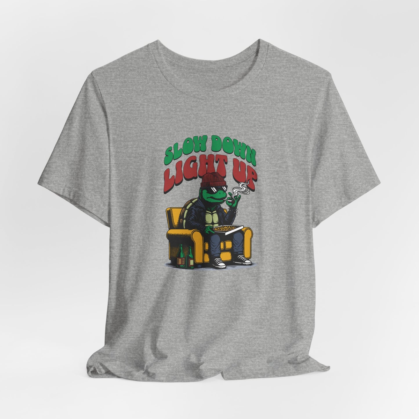 Slow Turtle, Unisex Jersey Short Sleeve Tee
