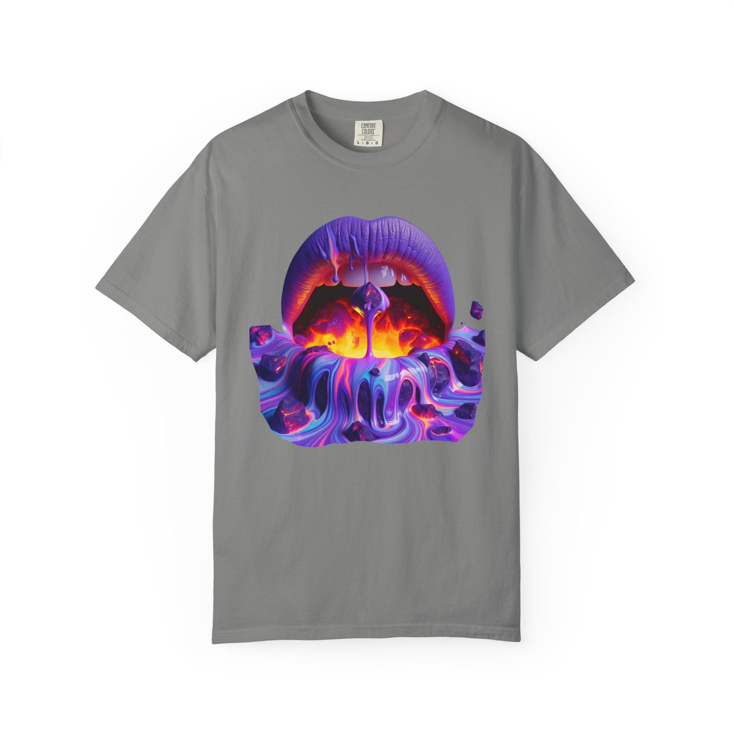 Lava Lips, Unisex Garment-Dyed T-shirt