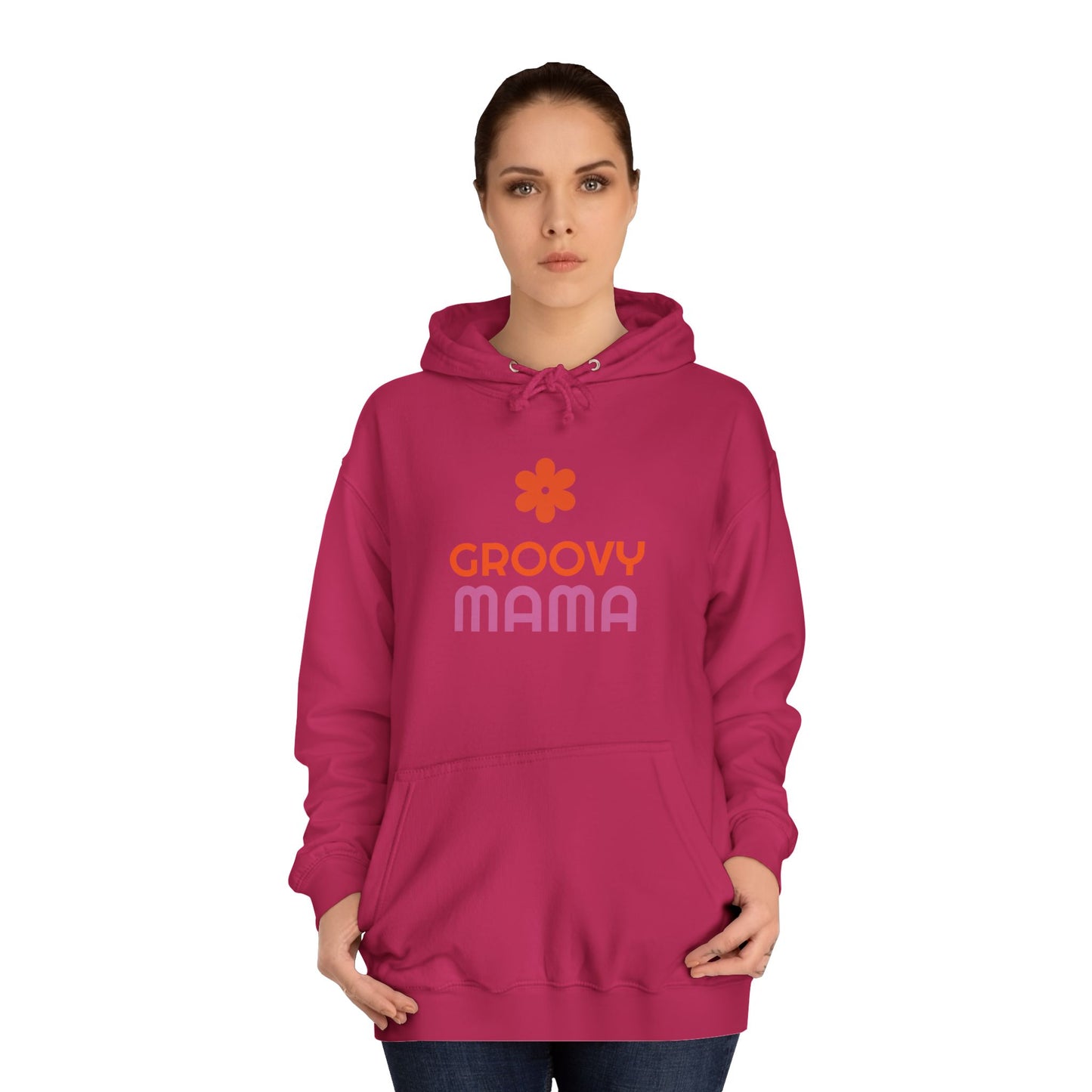 Groovy Mama Unisex College Hoodie - Psychonaut Swag
