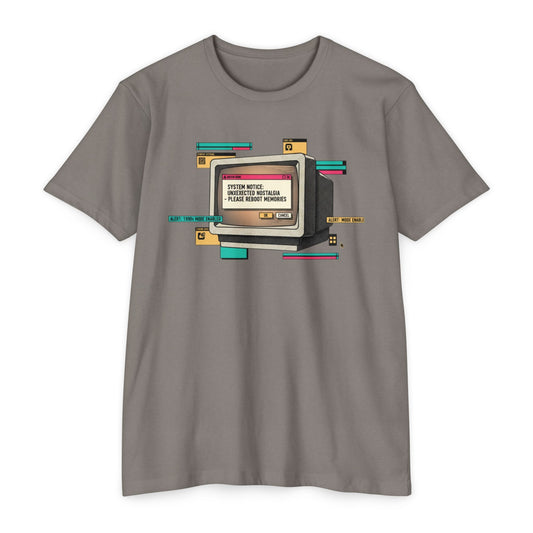 Nostalgic Monitor Reboot Unisex CVC Jersey T-shirt
