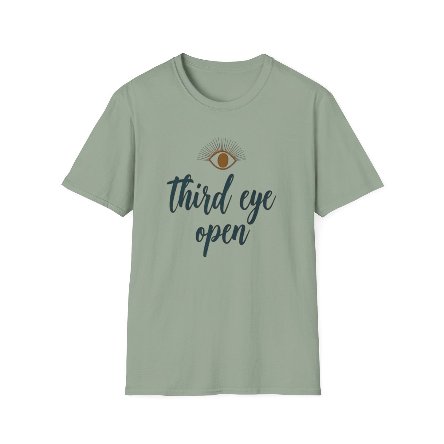 Third Eye insight, Open Unisex Softstyle T-Shirt, Spiritual Gift, Graphic Tee, Meditation Apparel, Casual Wear, Yoga Clothing, Unique T-Shirt - Psychonaut Swag