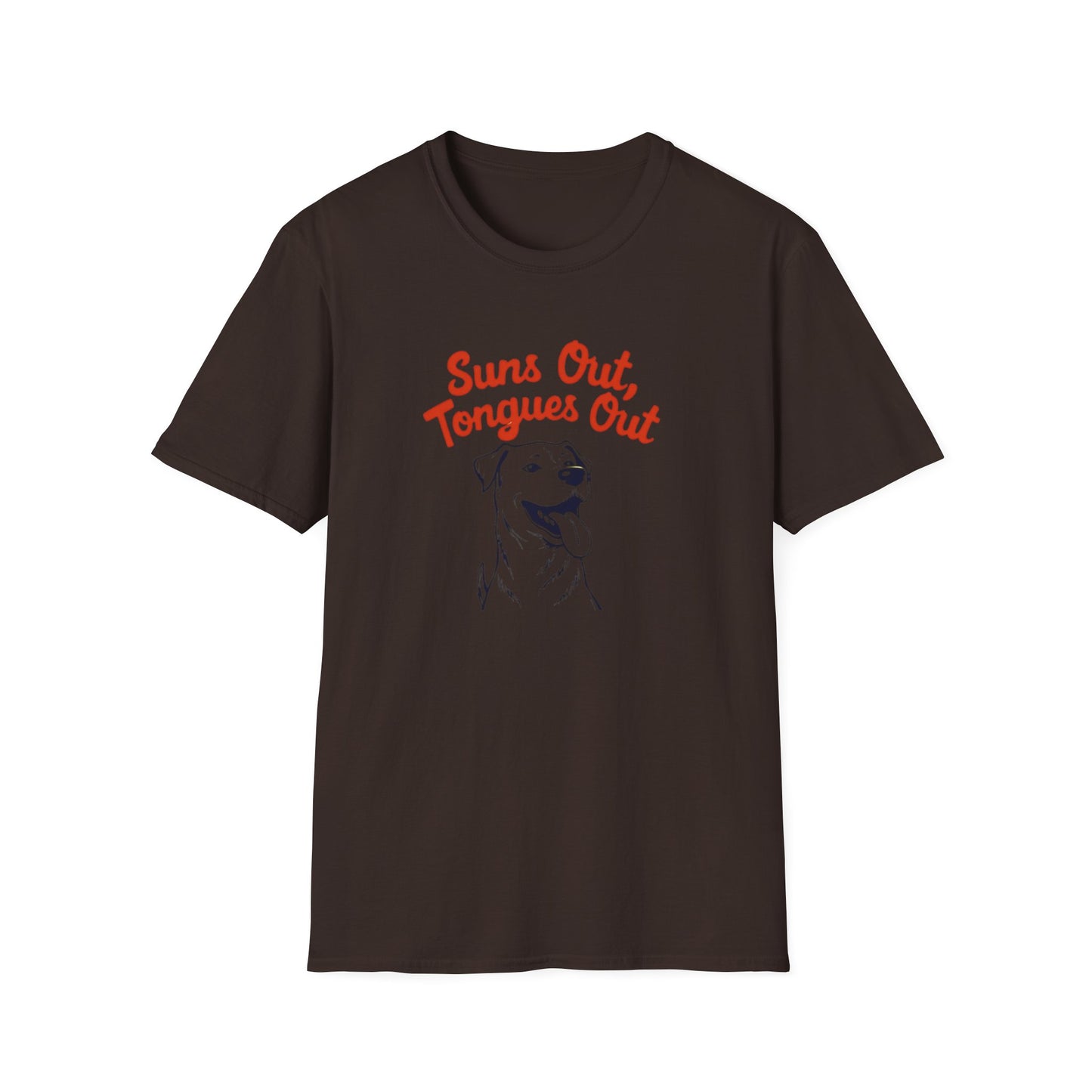 Suns Out, Tongues Out T-Shirt – Unisex Summer Tee, Dog Lovers Gift, Casual Wear, Cute Pet Shirt, Animal Lover Apparel - Psychonaut Swag