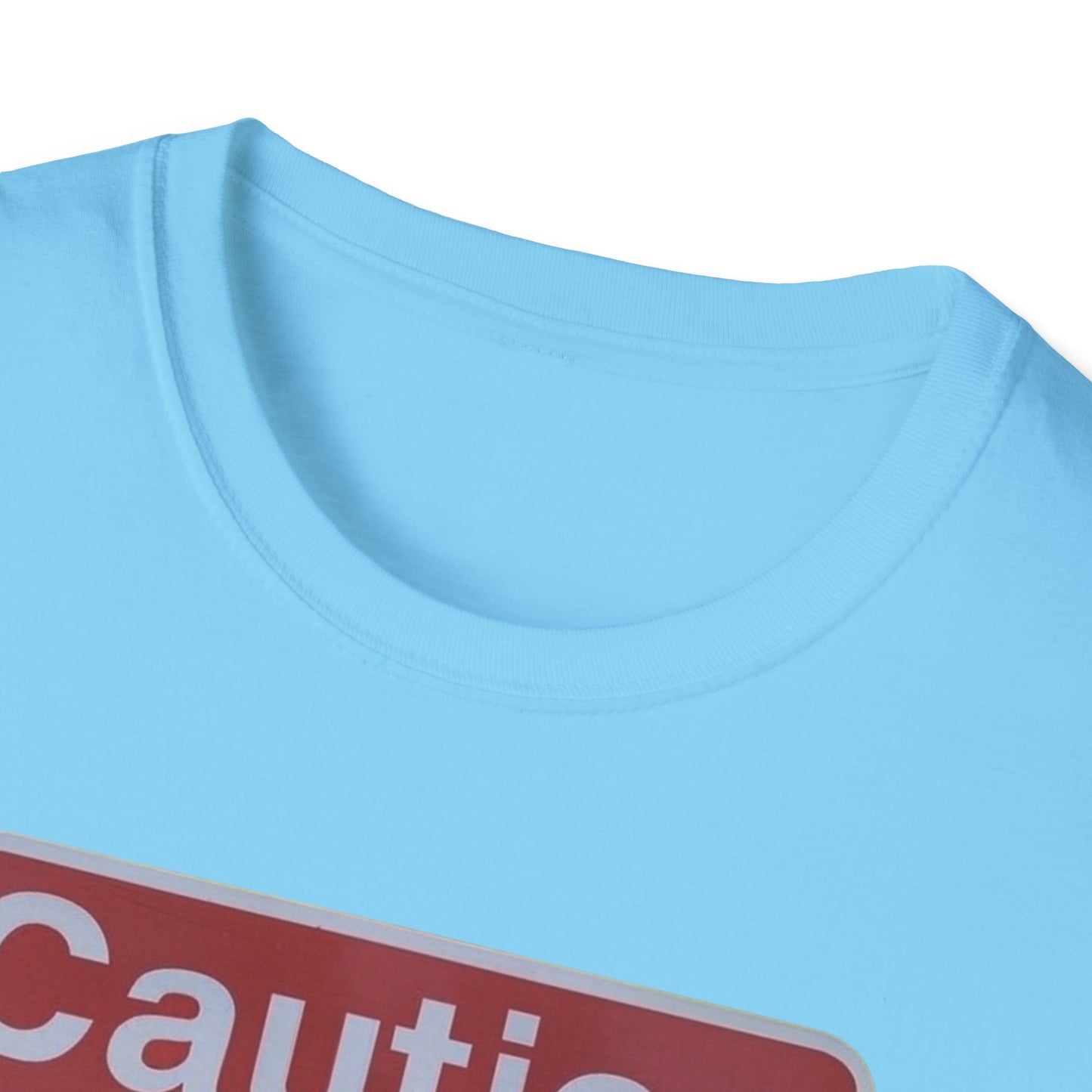 Caution, Karmic Poo, Unisex Softstyle T-Shirt - Psychonaut Swag