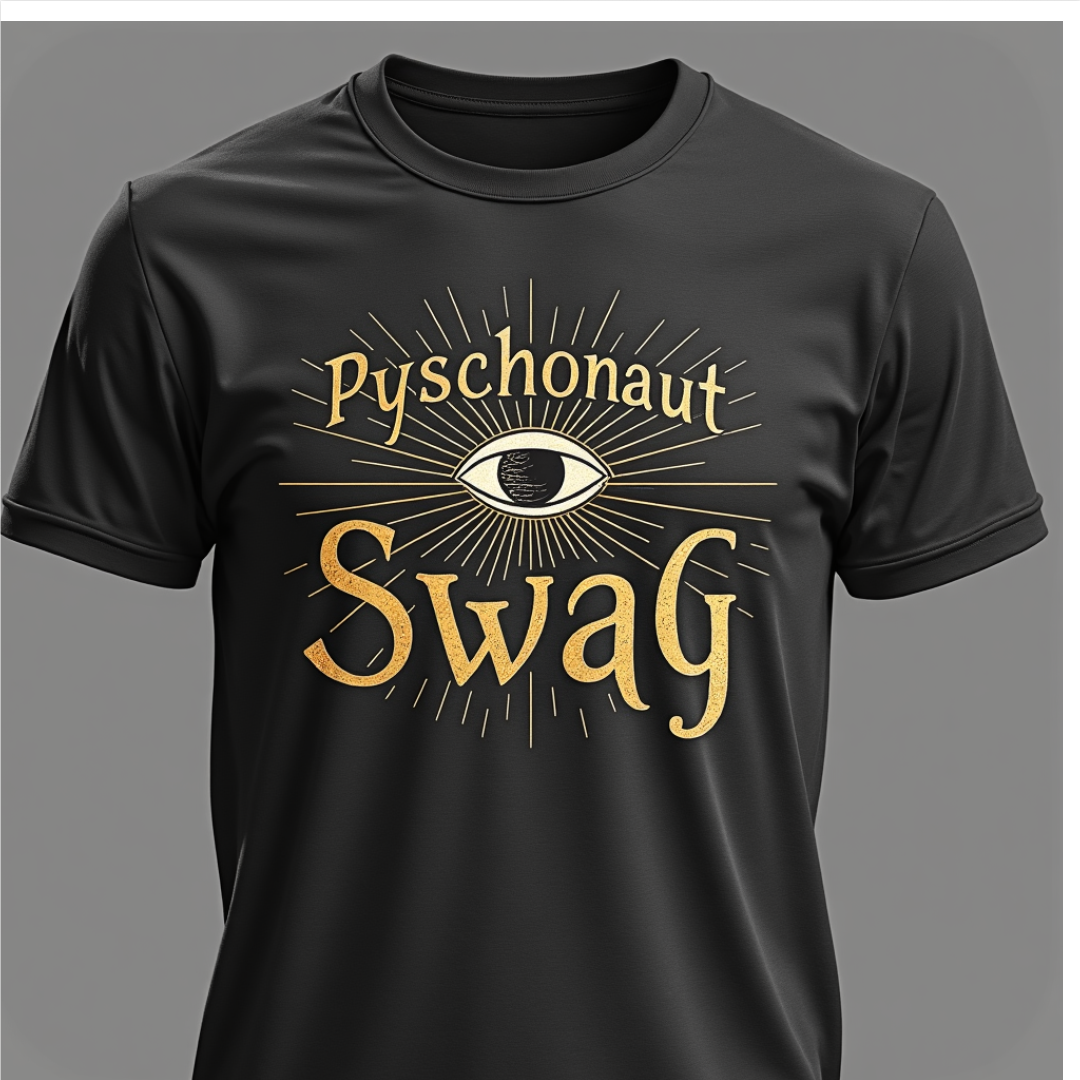 Third Eye Open, Psychonaut Swag T-Shirt, Unisex Cotton Tee, Spiritual Vibes, Gift for Psychonauts, Casual Everyday Wear, Unique Graphic Tee - Psychonaut Swag