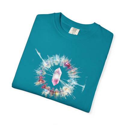 Crystal Energy Unisex T-shirt - Healing Magic Design - Psychonaut Swag