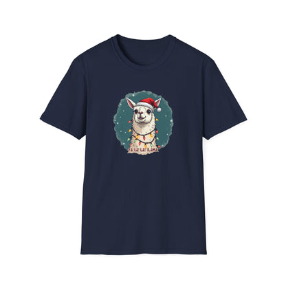 Llamas Christmas tee, Unisex Softstyle T-Shirt