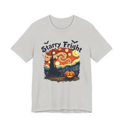 Starry Fright Halloween Tee, Unisex Ghost Graphic Shirt, Spooky Fall Fashion, Halloween Costume Tee, Pumpkin Art T-Shirt, Gift for [...]