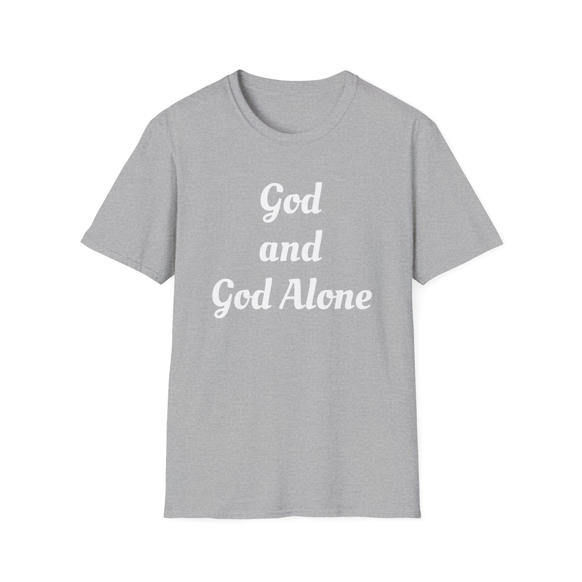God Alone, Unisex Softstyle T-Shirt - Psychonaut Swag