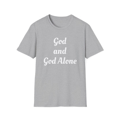 God Alone, Unisex Softstyle T-Shirt - Psychonaut Swag
