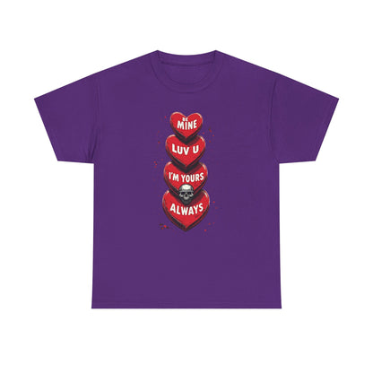 Heart stack,  Heavy Cotton Tee