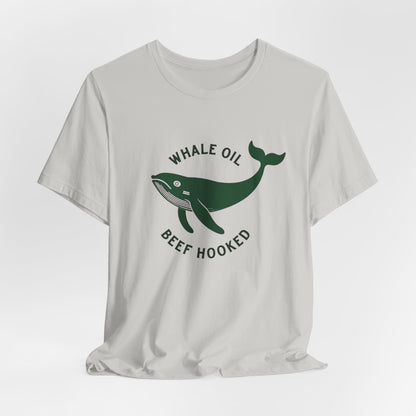 Whale Oil Beef Hooked, Unisex Jersey Short Sleeve Tee