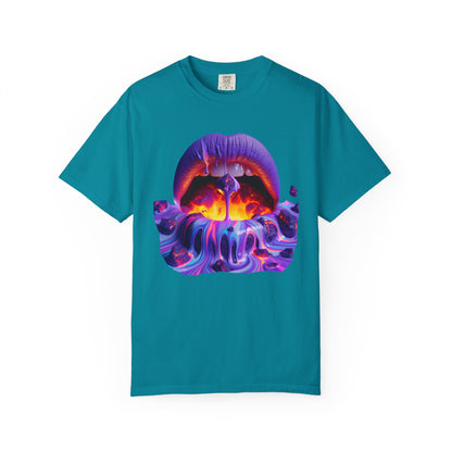 Lava Lips, Unisex Garment-Dyed T-shirt