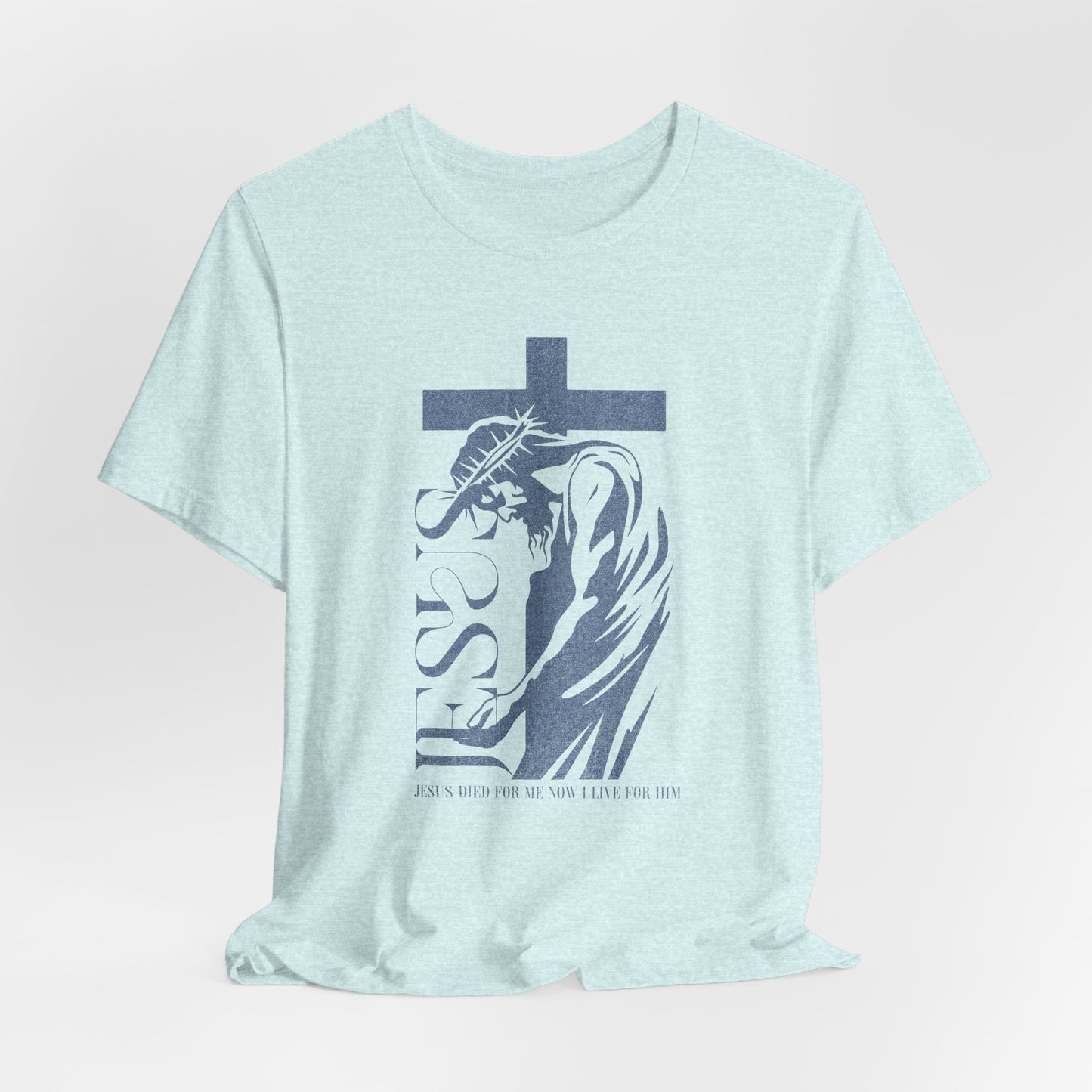 Christian Jesus Tee — Crown of Thorns Cross Graphic T-Shirt