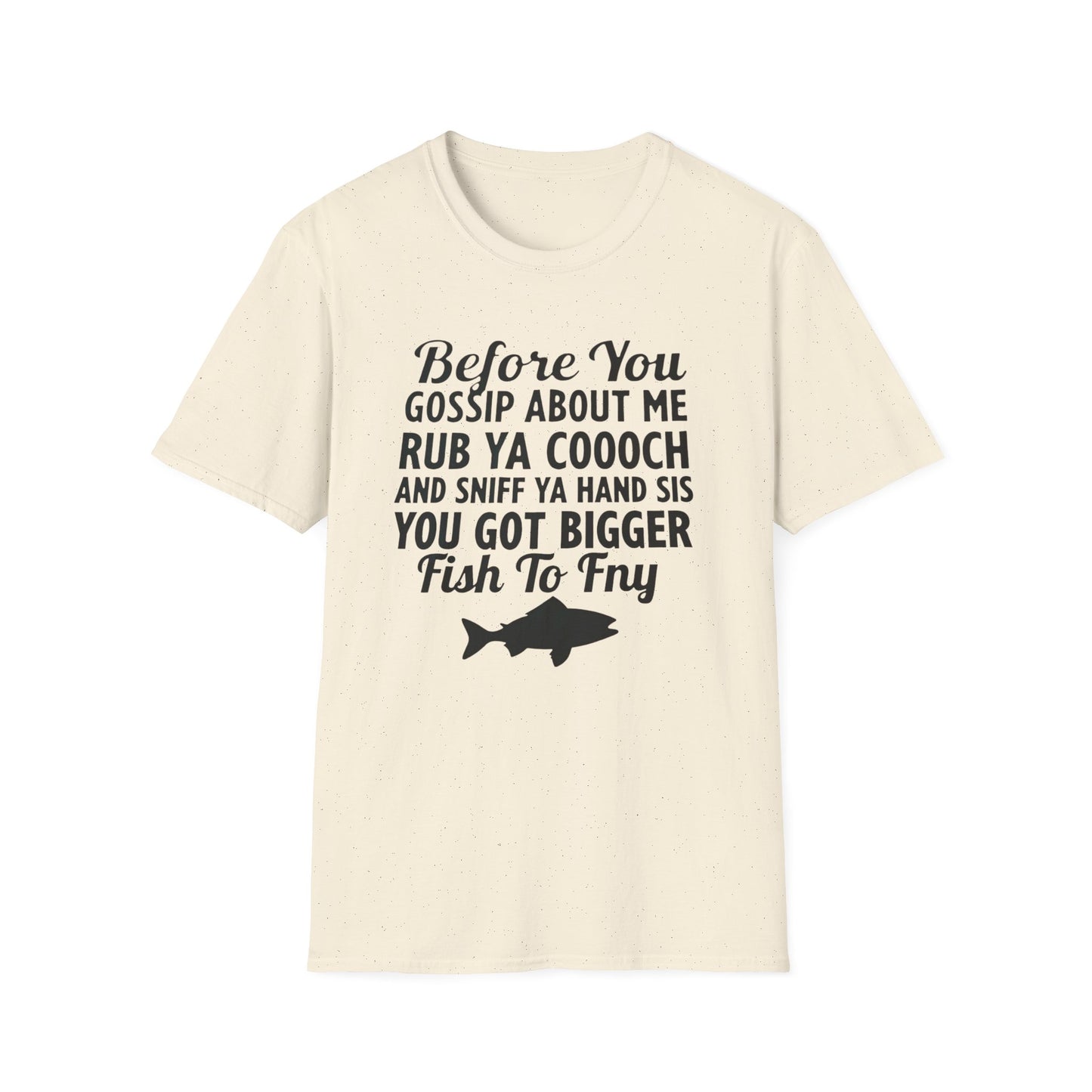 Funny Fish Fry, Unisex Softstyle T-Shirt
