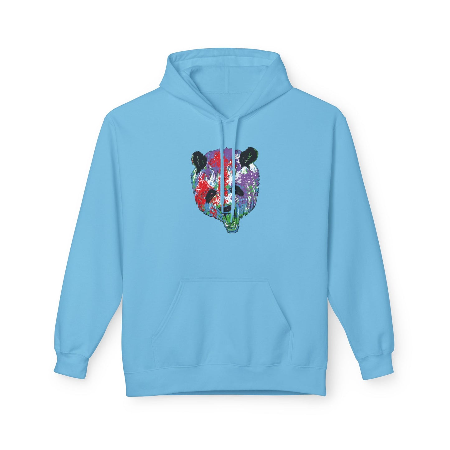 Psychedelic Panda, Unisex Midweight Softstyle Fleece Hoodie