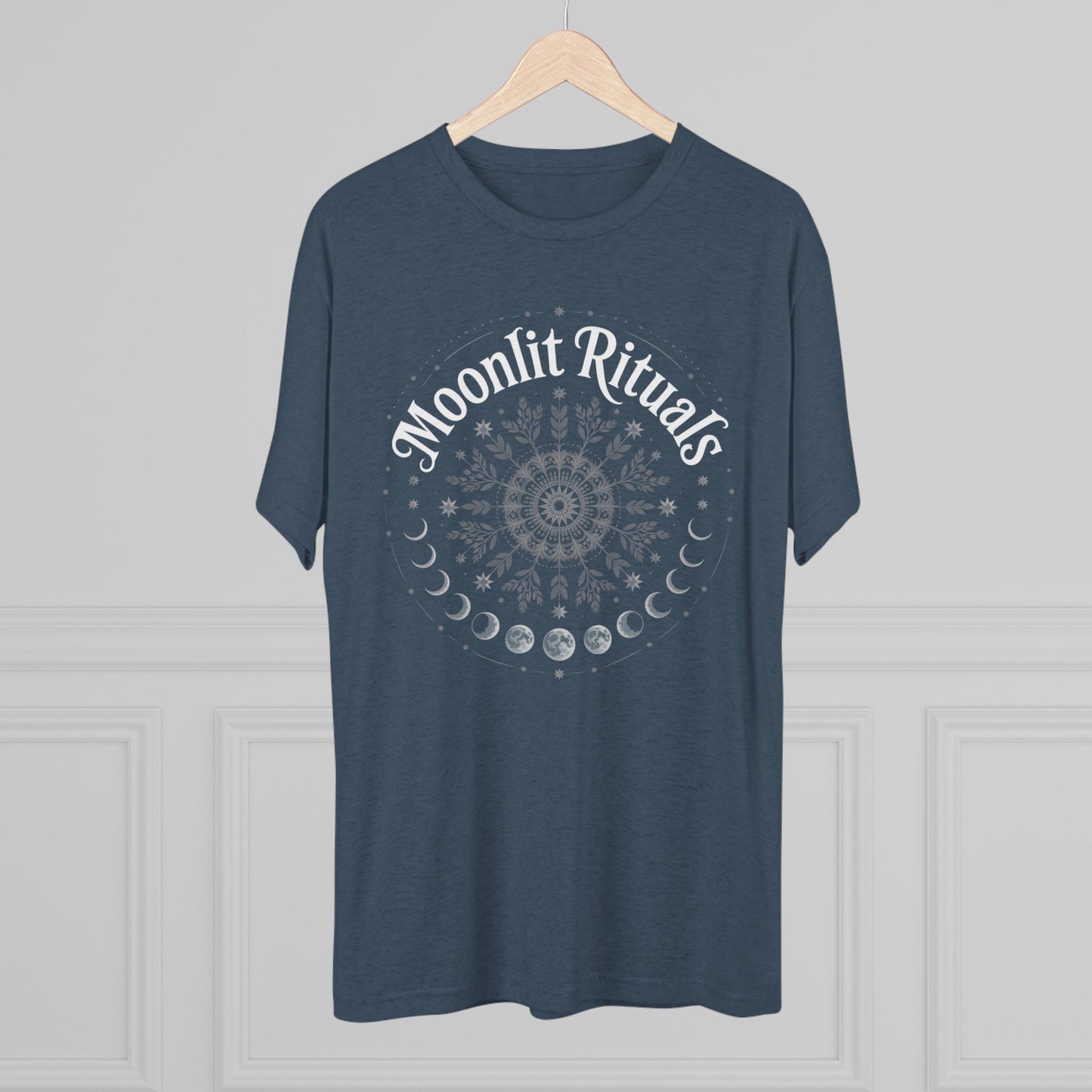 Moonlit Rituals Tee — Crescent Moon Phases Graphic T-Shirt