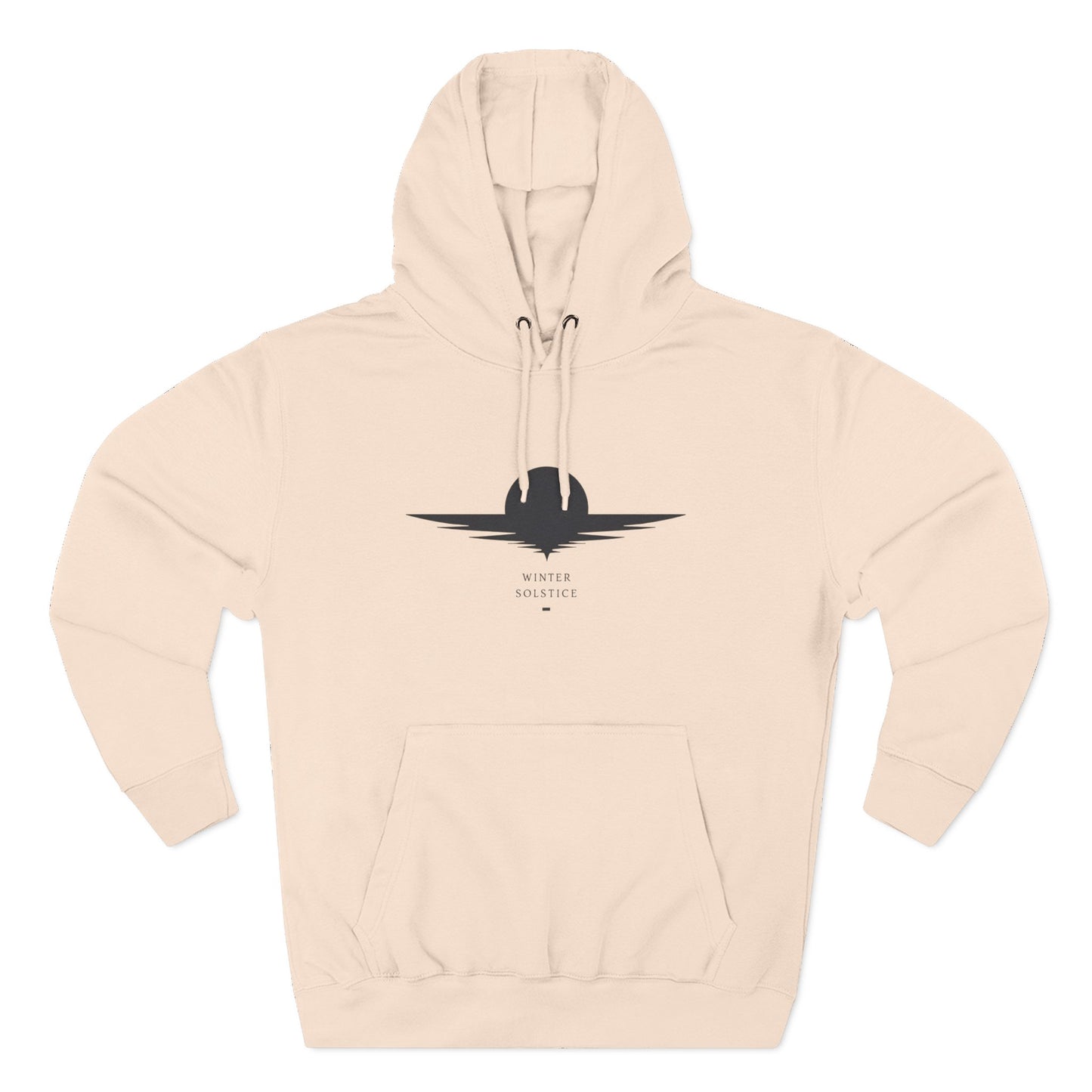 Minimal Sunset Hoodie — Quiet Night Graphic Hoodie