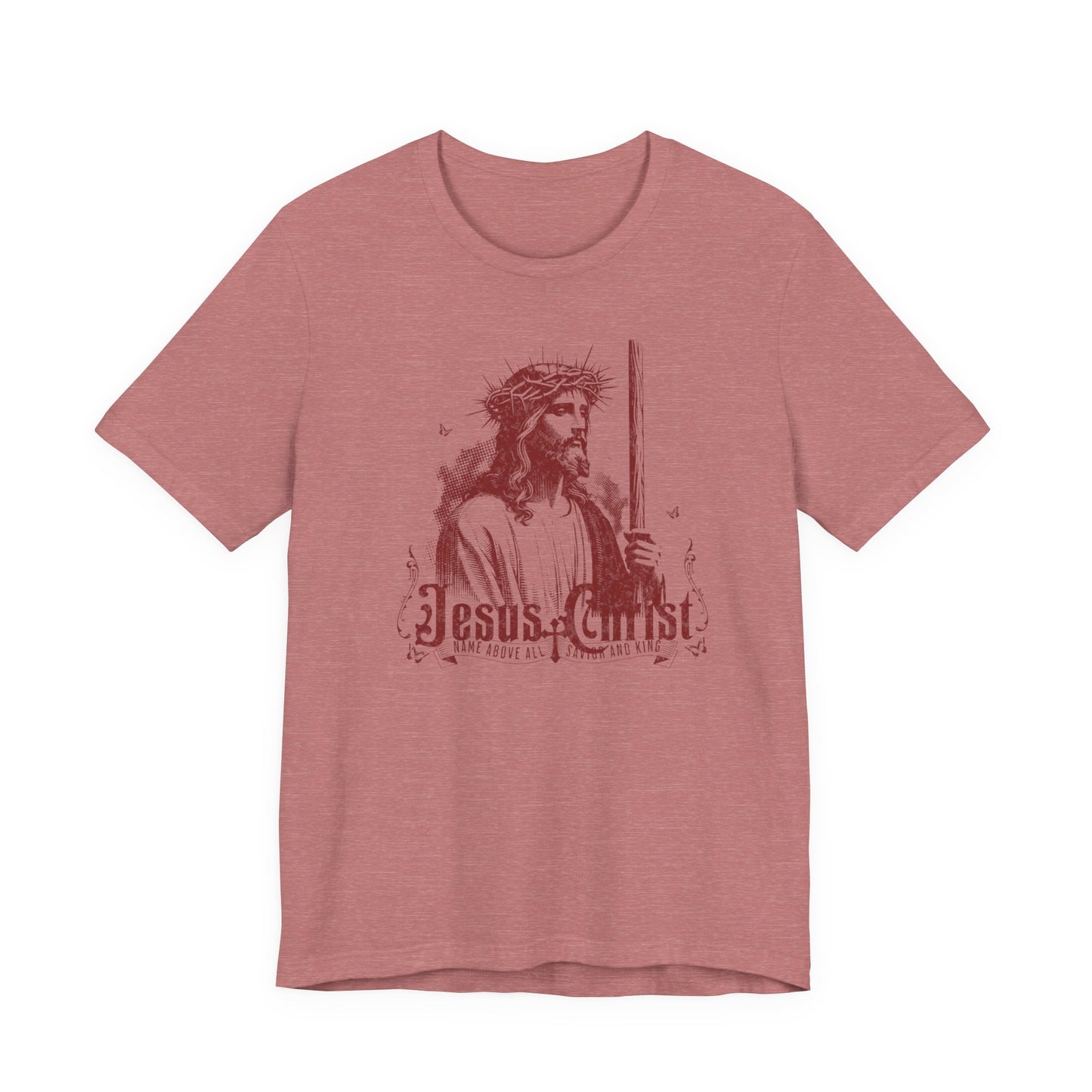 Jesus Christ iconic Tee – Christian Faith T‑Shirt with Crown of Thorns Design